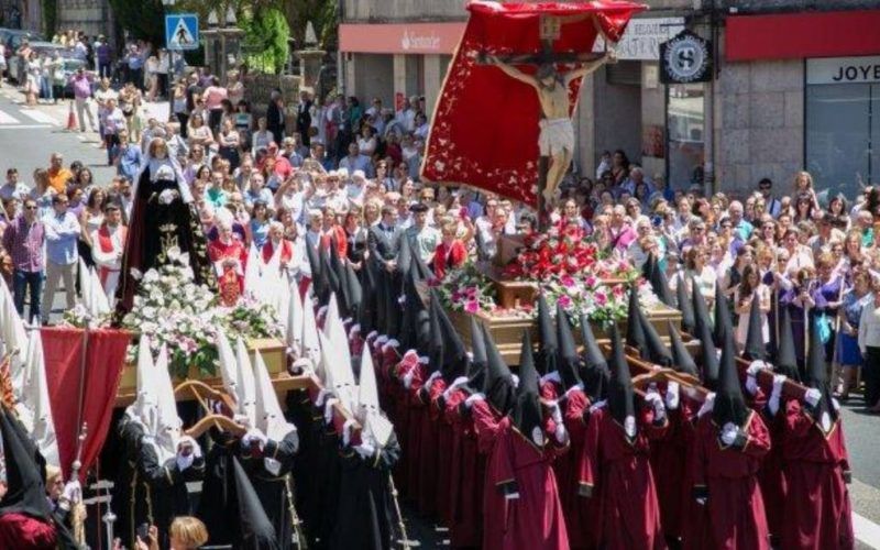 A Cañiza celebra ao Santísimo Cristo da Agonía