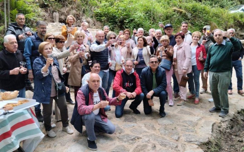 Rehabilitación da fonte da Ponte en Eido Gonzalo no Covelo