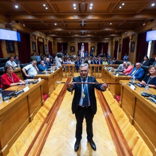 Luís Menor, alcalde do Pereiro de Aguiar, novo presidente da Deputación de Ourense