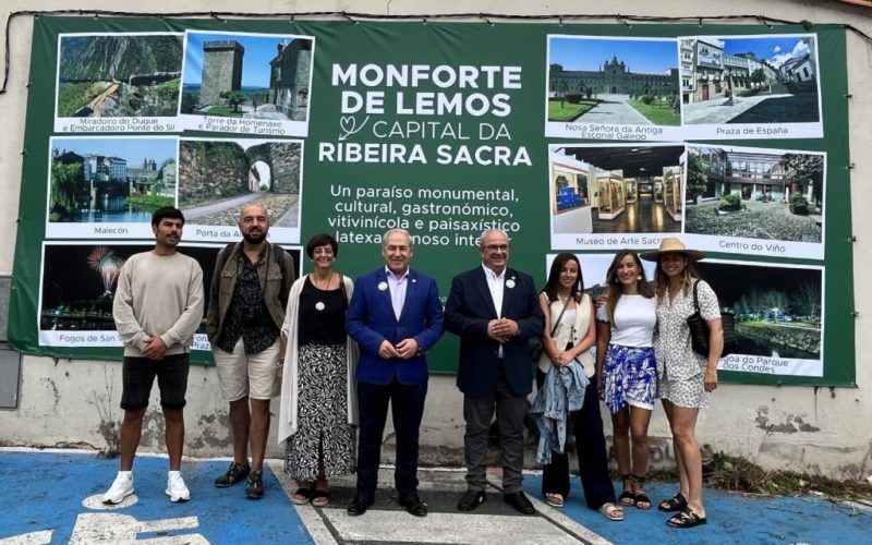 Campaña para promoción de Monforte e a Ribeira Sacra en redes sociais