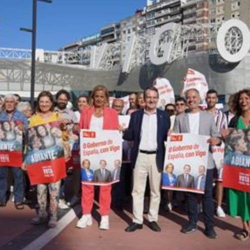 Vigo deu inicio á campaña electoral do 23X