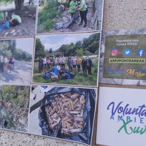 A mocidade ponteareán reivindica un medio ambiente máis limpo