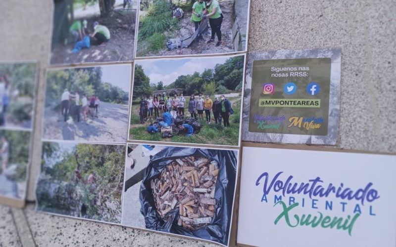 A mocidade ponteareán reivindica un medio ambiente máis limpo