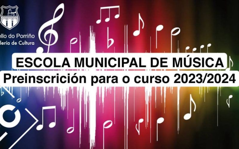 Escola Municipal de Música do Porriño busca novos alumnos