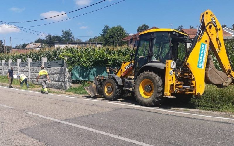 Iniciadas as obras da CP-9002 en Alxén (Salvaterra)