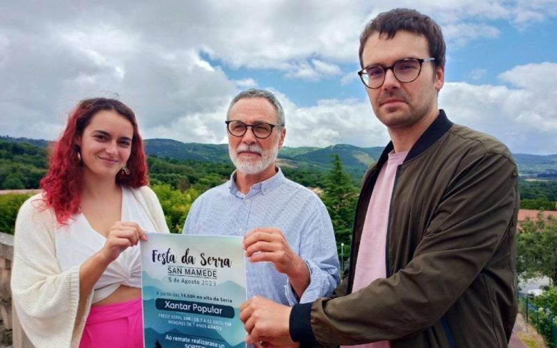 A festa da serra de San Mamede, primeira iniciativa conxunta de catro Concellos ourensáns