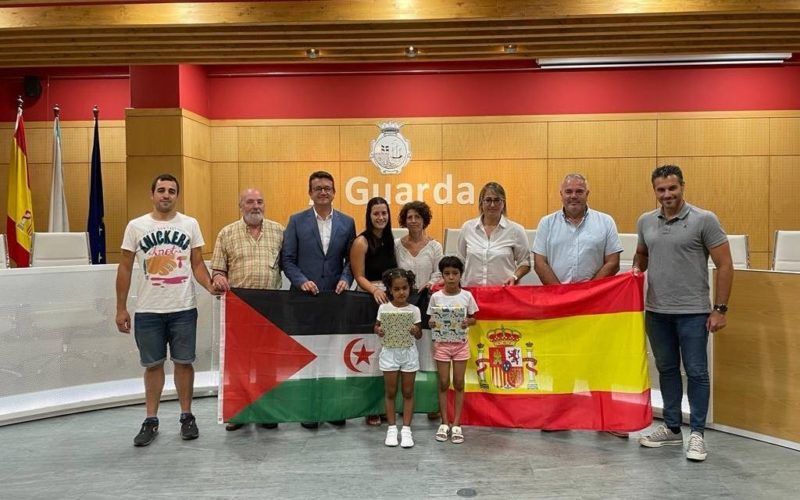 Dúas nenas saharauís chegan á Guarda dentro do programa “Vacacións en Paz”