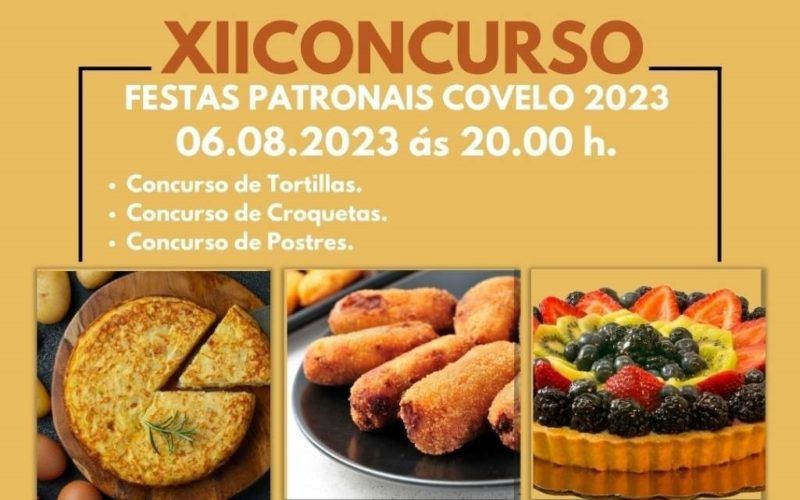 XII concurso gastronómico Festas Patronais de Covelo