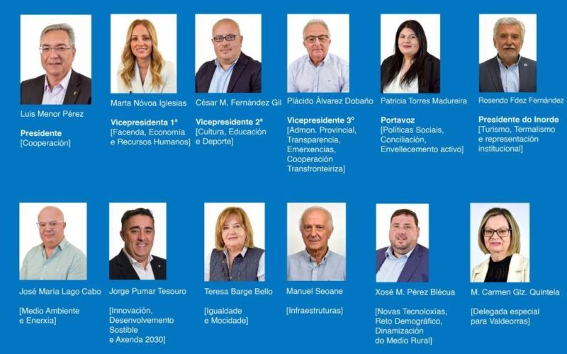 Luís Menor nomea ao seu goberno provincial en Ourense
