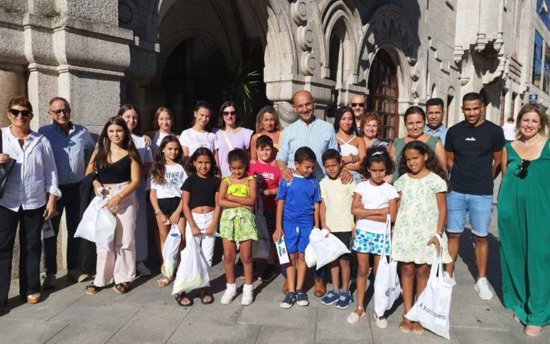 Rapaces saharauís pasarán as súas vacacións no Porriño