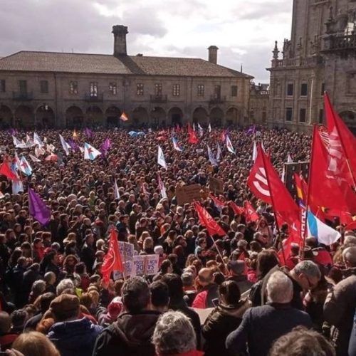 Colectivo Rexurdir Podemos Galicia sae en defensa da sanidade pública