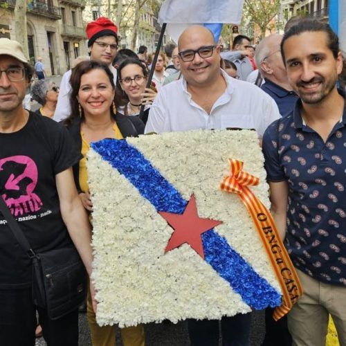 O BNG estivo presente na Diada 2023 en Barcelona