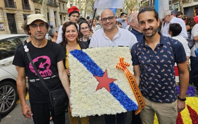 O BNG estivo presente na Diada 2023 en Barcelona