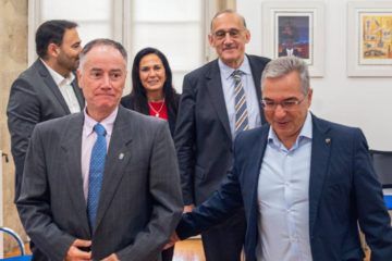 Luís Menor compromete total apoio da Deputación á Universidade de Vigo