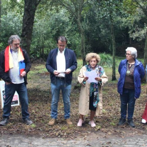 Homenaxe a catro republicanos asasinados en Verea en agosto de 1936