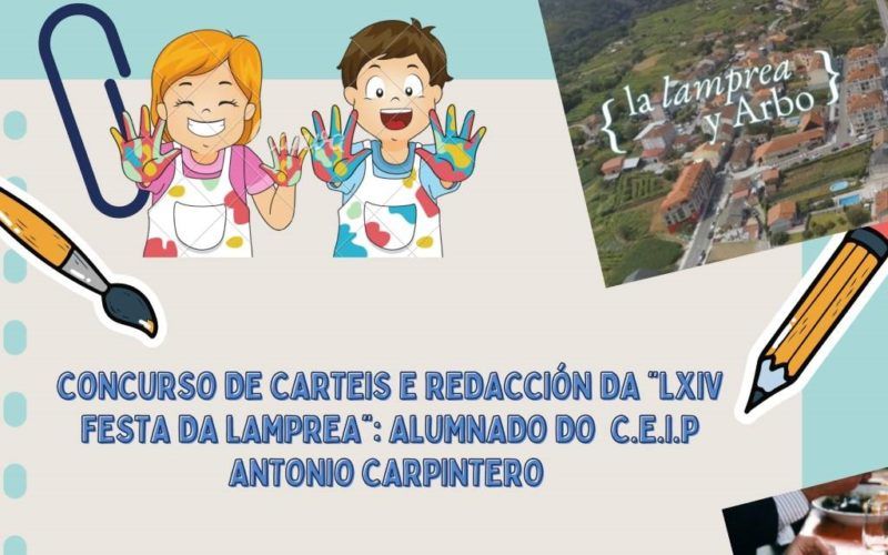Arbo convoca ao concurso de carteis e redacción da “LXIV Festa da Lamprea”
