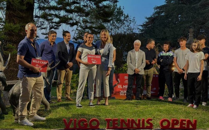 Entrega dos “wild cars” do Vigo Tennis Open 2023