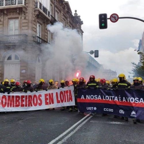 Deputacións, Xunta de Galicia e a FEGAMP sobre as manifestacións dos bombeiros comarcais en Ourense