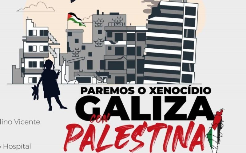 24 localidades galegas únense en solidariedade con Palestina