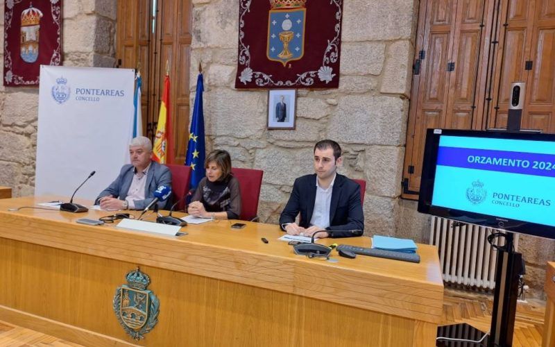 Goberno municipal de Ponteareas presenta un orzamento 2024 de 20,9 M€