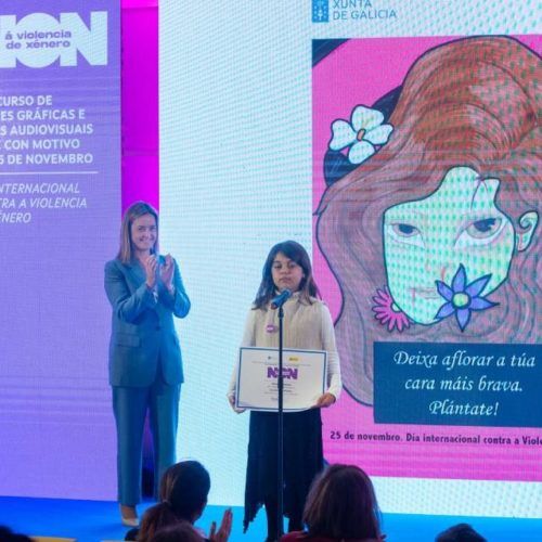 Xunta de Galicia premia a once centros educativos no marco do 25N