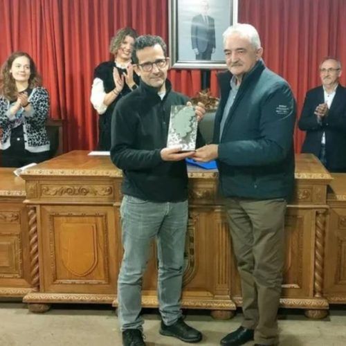 Antonio Paz recibiu o premio Condado de Pallares