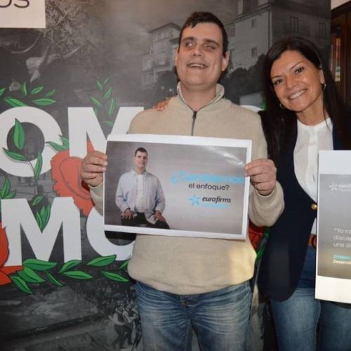 O mosense Cristian Giráldez protagoniza campaña sobre a discapacidade