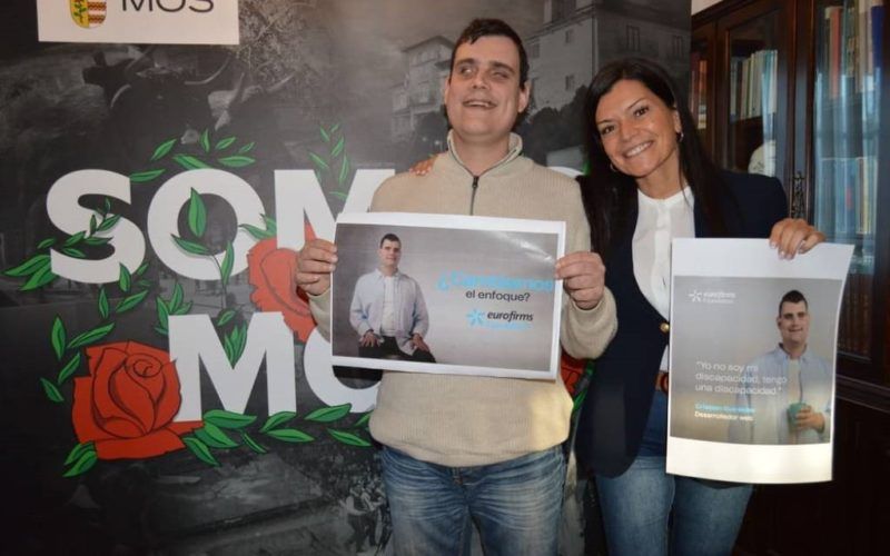 O mosense Cristian Giráldez protagoniza campaña sobre a discapacidade