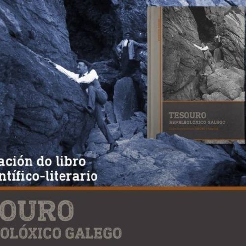 Tui presentou o libro “Tesouro espeleolóxico galego”