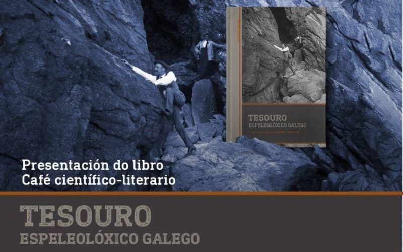 Tui presentou o libro “Tesouro espeleolóxico galego”