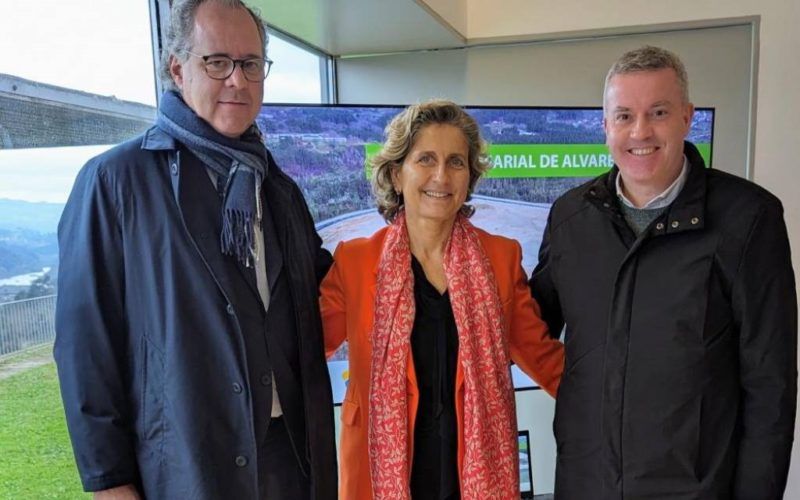 A Cañiza, presente na inauguración do Parque de Nova Geração en Melgaço