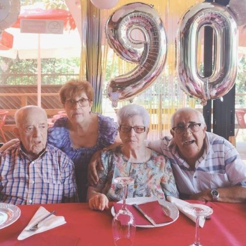 Os covelenses María Guimaré e David López celebran os seus 75 anos de matrimonio