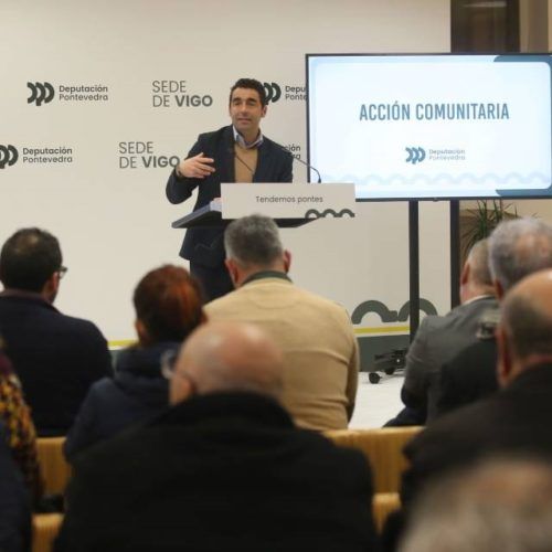 Presentado en Vigo o Plan Provincia Comunitaria da Deputación de Pontevedra