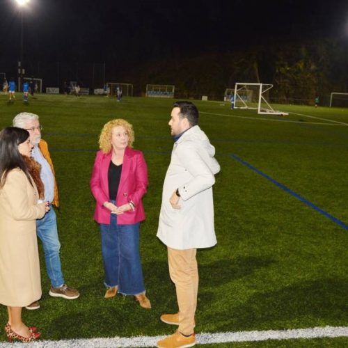 Renovada a iluminación do Campo de Fútbol de Cototorrón (Mos)