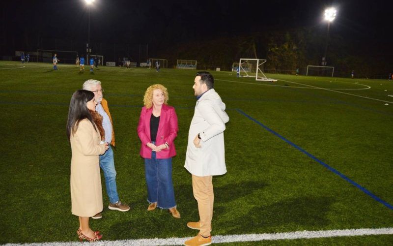 Renovada a iluminación do Campo de Fútbol de Cototorrón (Mos)