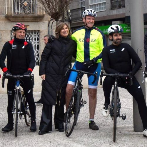 Alfonso Rueda e Luís López realizan o tramo decisivo da proba ciclista O Gran Camiño