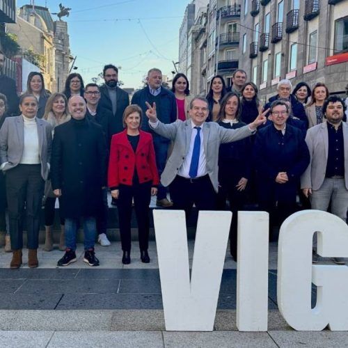 PSdeG-PSOE presentou en Vigo as súa lista electoral pola provincia de Pontevedra