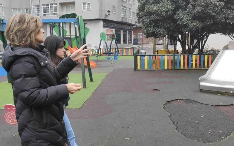 Inician obras no Parque da Perillana en Ponteareas