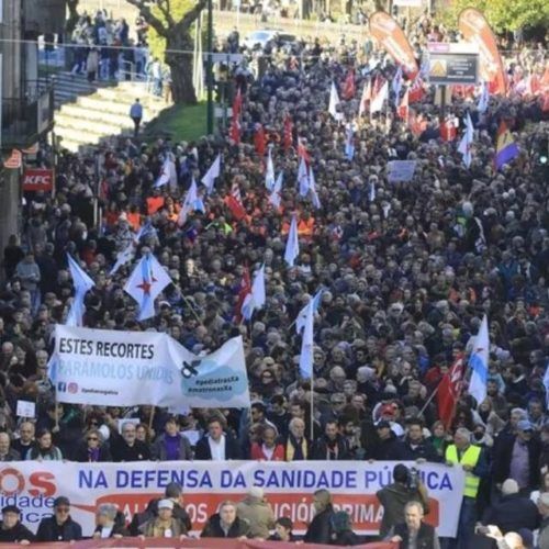 BNG, PSOE e CA apoian a manifestación pola Sanidade Pública