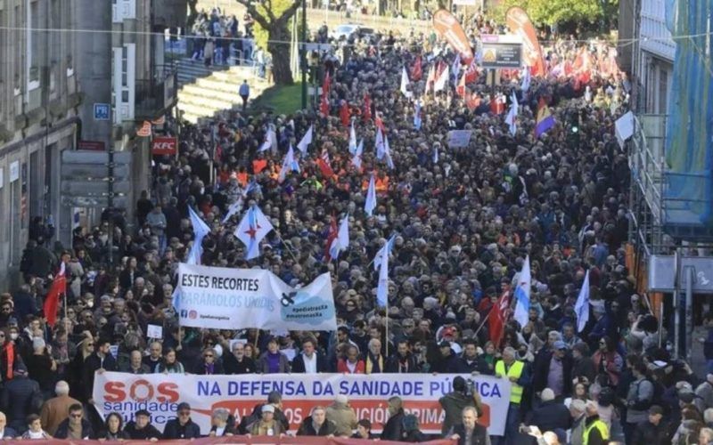 BNG, PSOE e CA apoian a manifestación pola Sanidade Pública