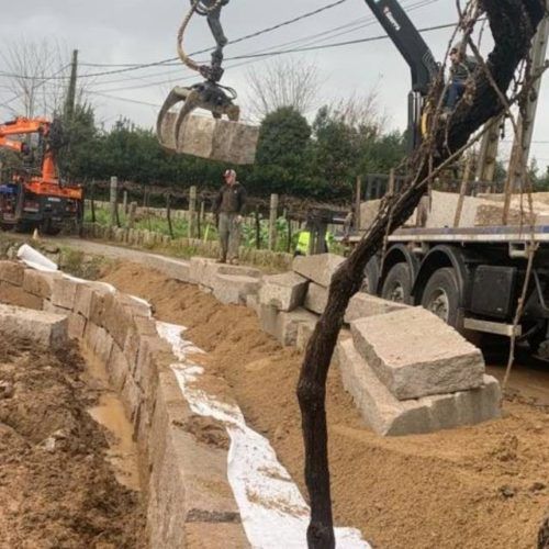 Salvaterra repara os danos causados polas inundacións