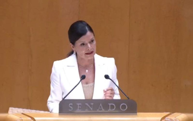 Nidia Arévalo denuncia no Senado o “atraso de Galicia en infraestruturas”