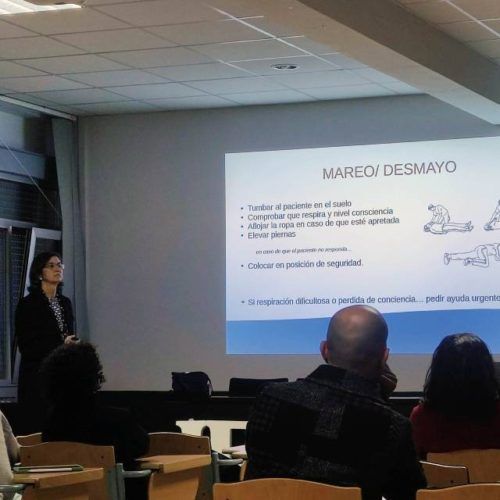 Formación en primeiros auxilios para o profesorado do Porriño
