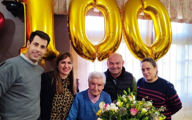 Valentina Muíños Valdés, nova centenaria do Covelo