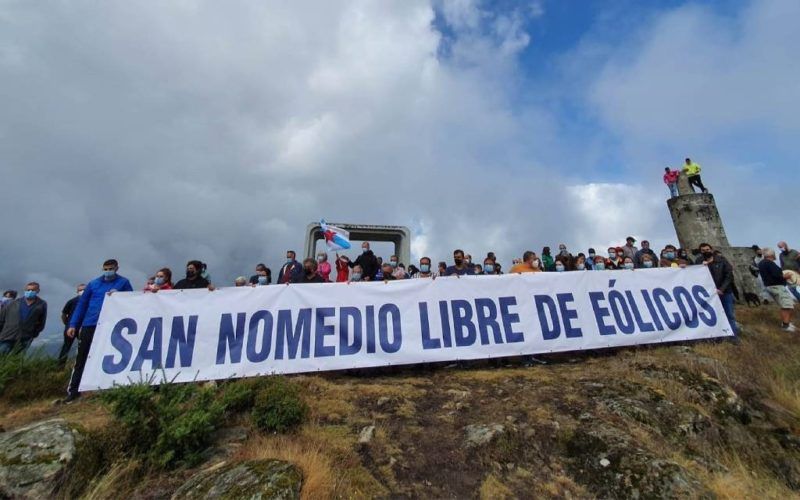 San Nomedio quere seguir libre de eólicos