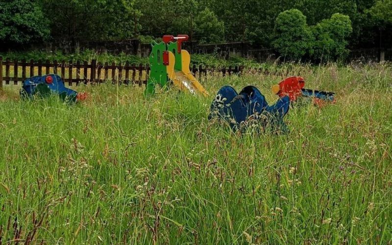 BNG Ponteareas esixe solucións ante o abandono do parque infantil de Angoares