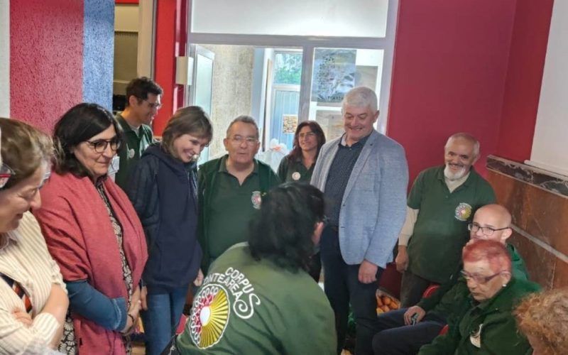 Apertura dos portais do Corpus en Ponteareas