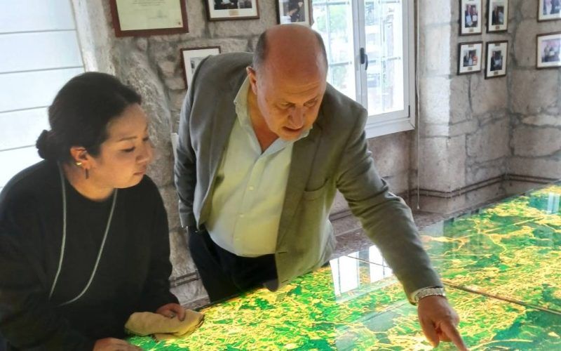 Arbo recibe a visita da blogueira xaponesa Eriko Nagata