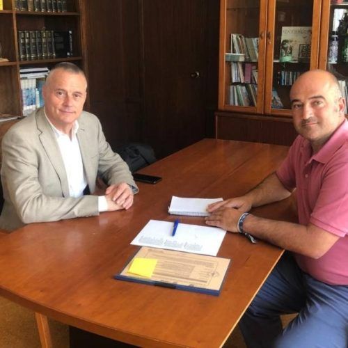 Mondariz e a CEP analizan a viabilidade do parque empresarial de Faxilde
