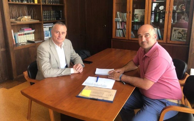 Mondariz e a CEP analizan a viabilidade do parque empresarial de Faxilde